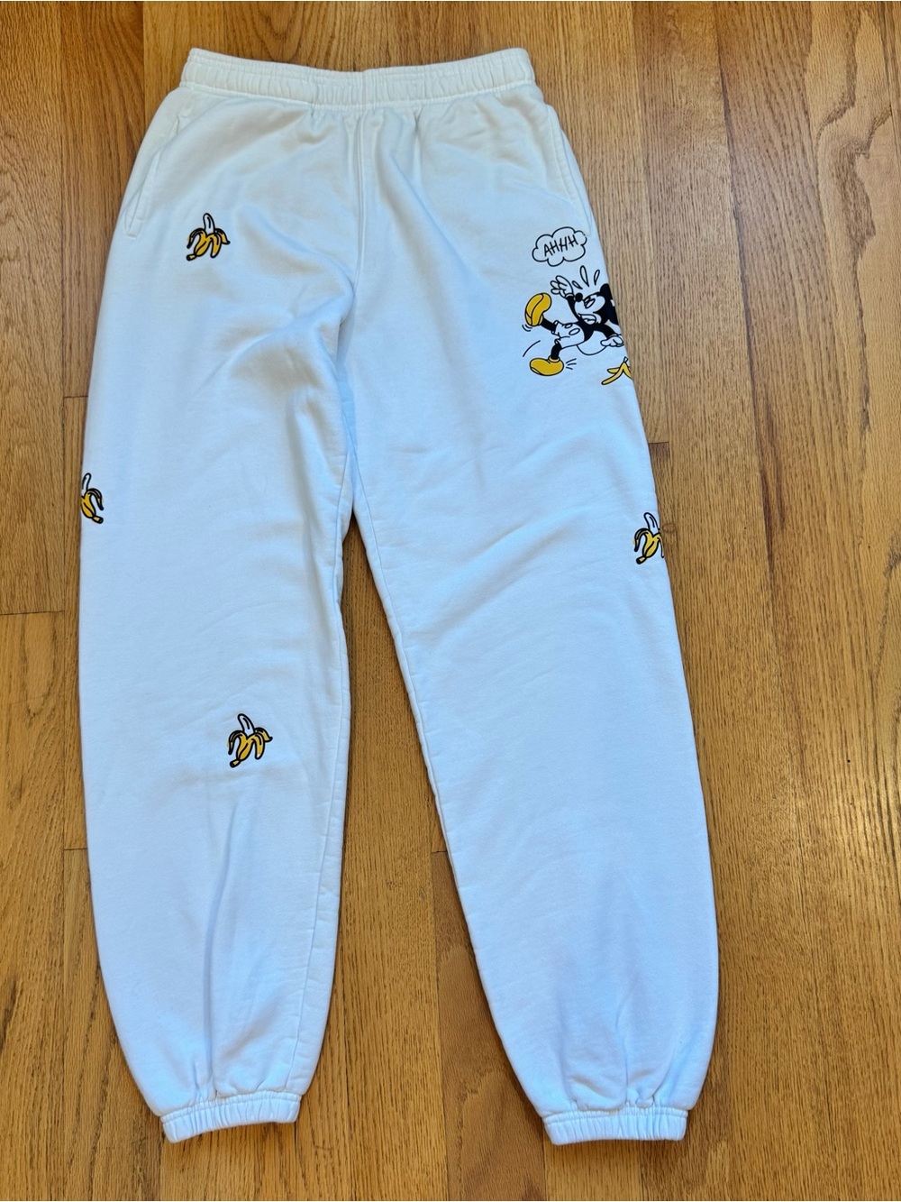 Samii Ryan x Disney White Mickey Mouse Joggers